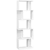 BÜCHERREGAL 60/24/184,5 cm weiß - Weiß, Karton (60/184.5/24cm)