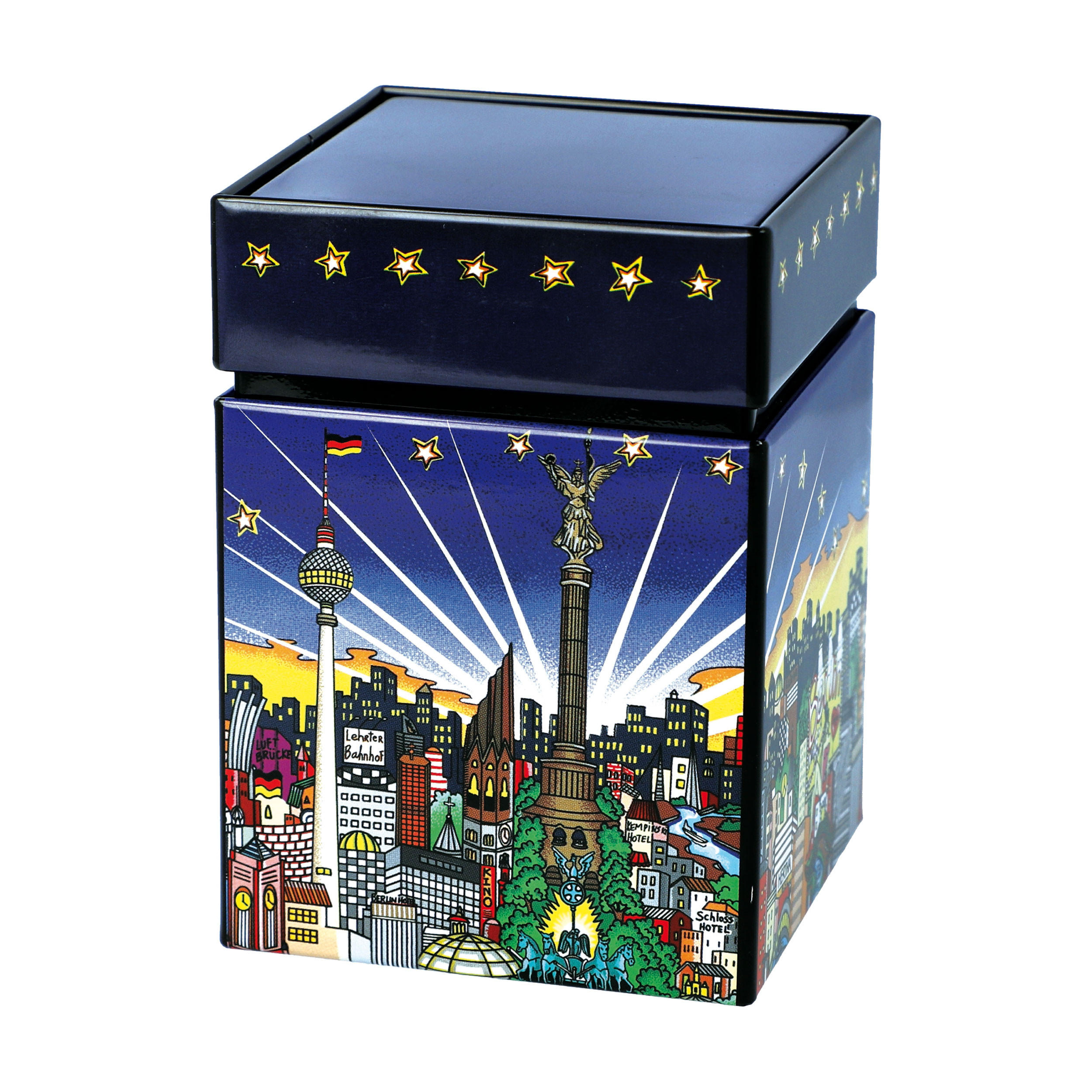 TEEDOSE Fazzino My Berlin Your Berlin, Metall, Bunt, 600 ml - Multicolor, Metall (7.5/11/7.5cm) - Goebel