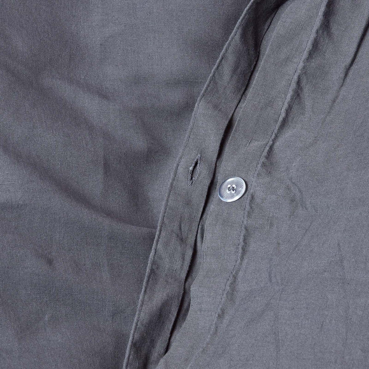 BETTWÄSCHE Leinen - Dunkelgrau, Textil (135/200cm) - Homescapes