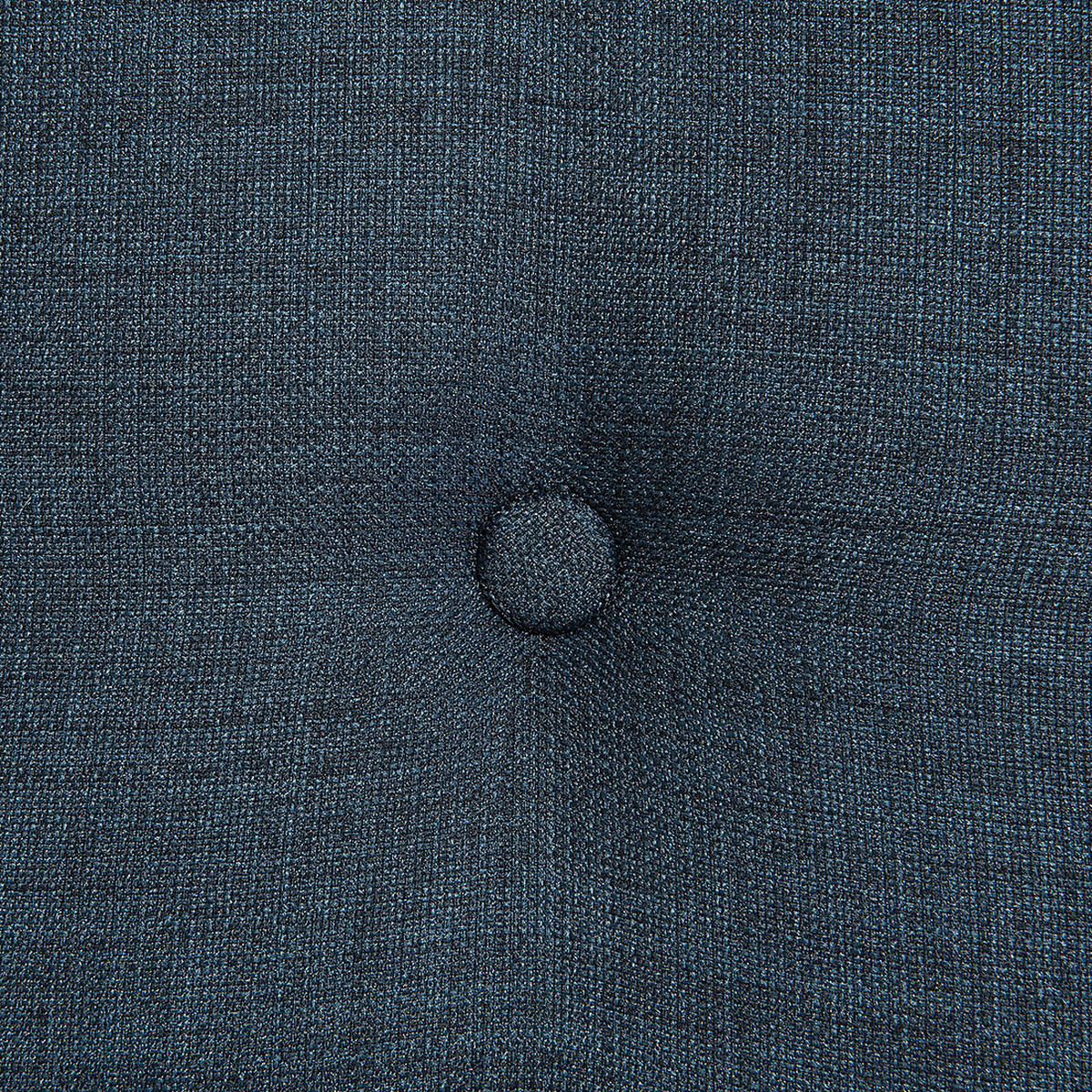SESSEL dunkelblau mit Hocker Vejle - Hellbraun/Dunkelblau, Textil (81/100/78cm) - Beliani