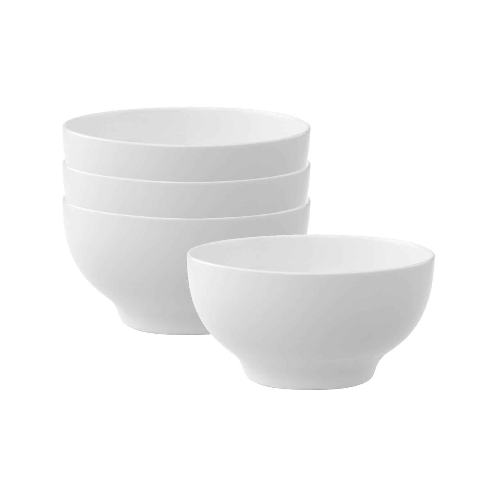 FRENCH-BOLS New Cottage Basic weiß 500 ml 4er Set - Weiß, Keramik (1cm) - Villeroy & Boch