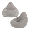 SITZSACK für Kinder Sessel aus Cord 2-tlg. - Grau, Textil (69/59/65cm) - icon