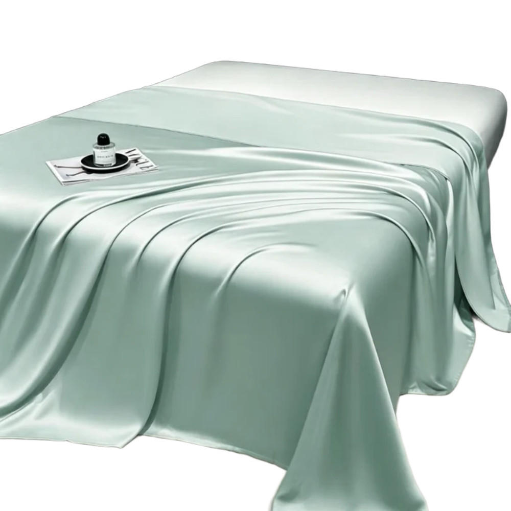 BETTWÄSCHE,HELLBLAU, Eisseidenstoff, 250 x 230 cm - Hellblau, Textil (230/250cm) - Authentics