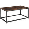 COUCHTISCH Lynch,100 x 55 x 45,5 cm,Industrial Holz dunkel, rustikal - Rostfarben, Holzwerkstoff (100/55/45.5cm) - tectake