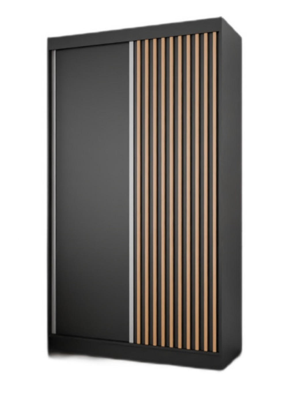 Sepro Meble Schrank Schwarz 120x215x61 cm
