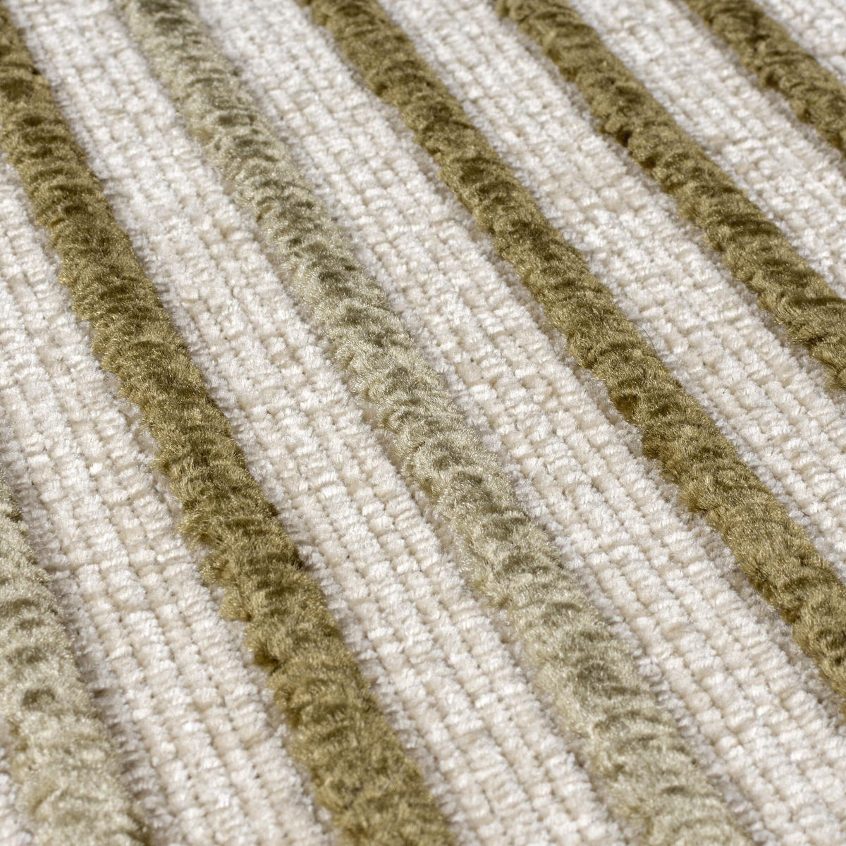 TEPPICH maschinenwaschbar Streifen-Design OTTER IAN, Grün 200x320 cm - Grün, Textil (200/320cm) - KADIMA DESIGN