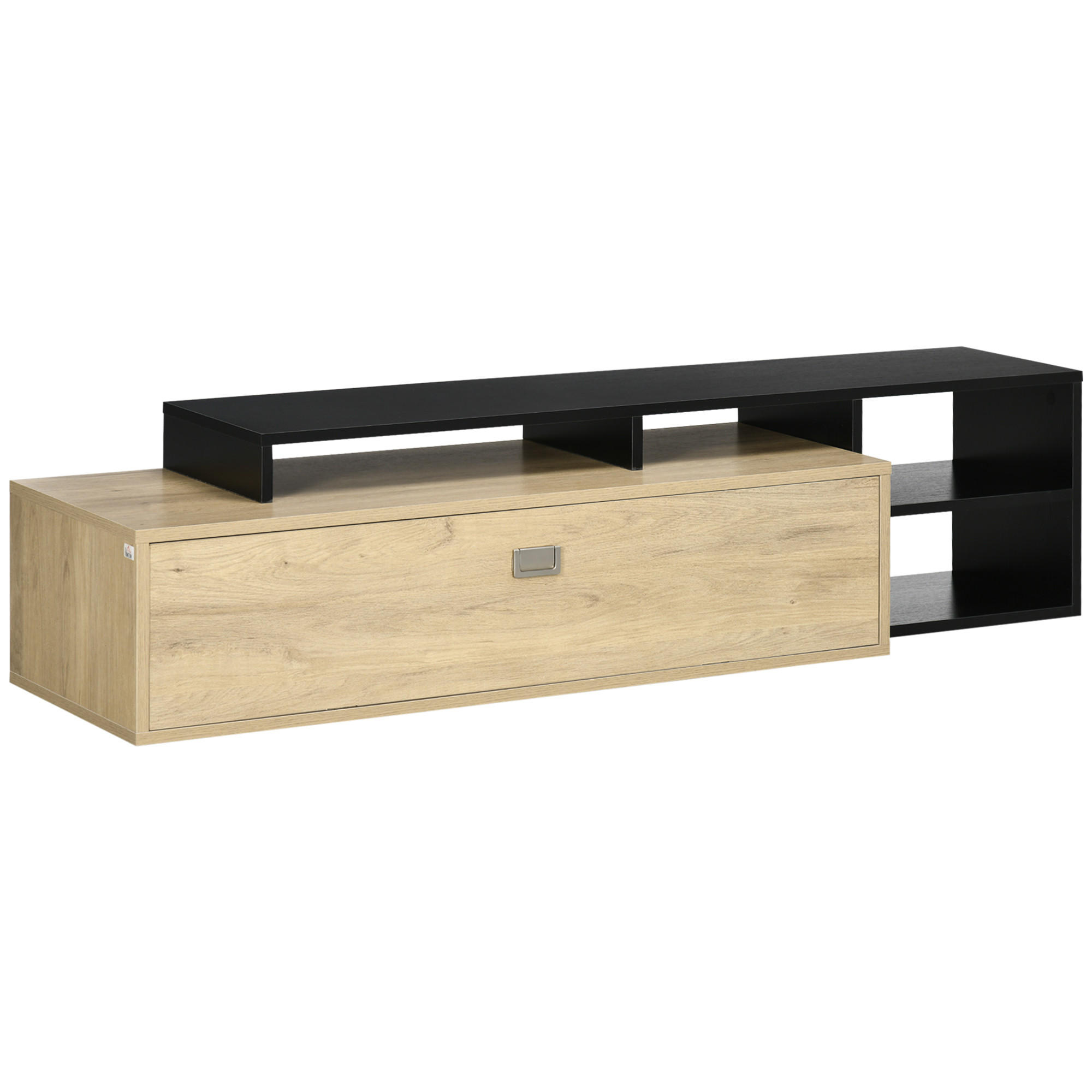 TV-MÖBEL Multicolor 1 Stück - Multicolor, Holzwerkstoff (163/38/40cm) - GiPP