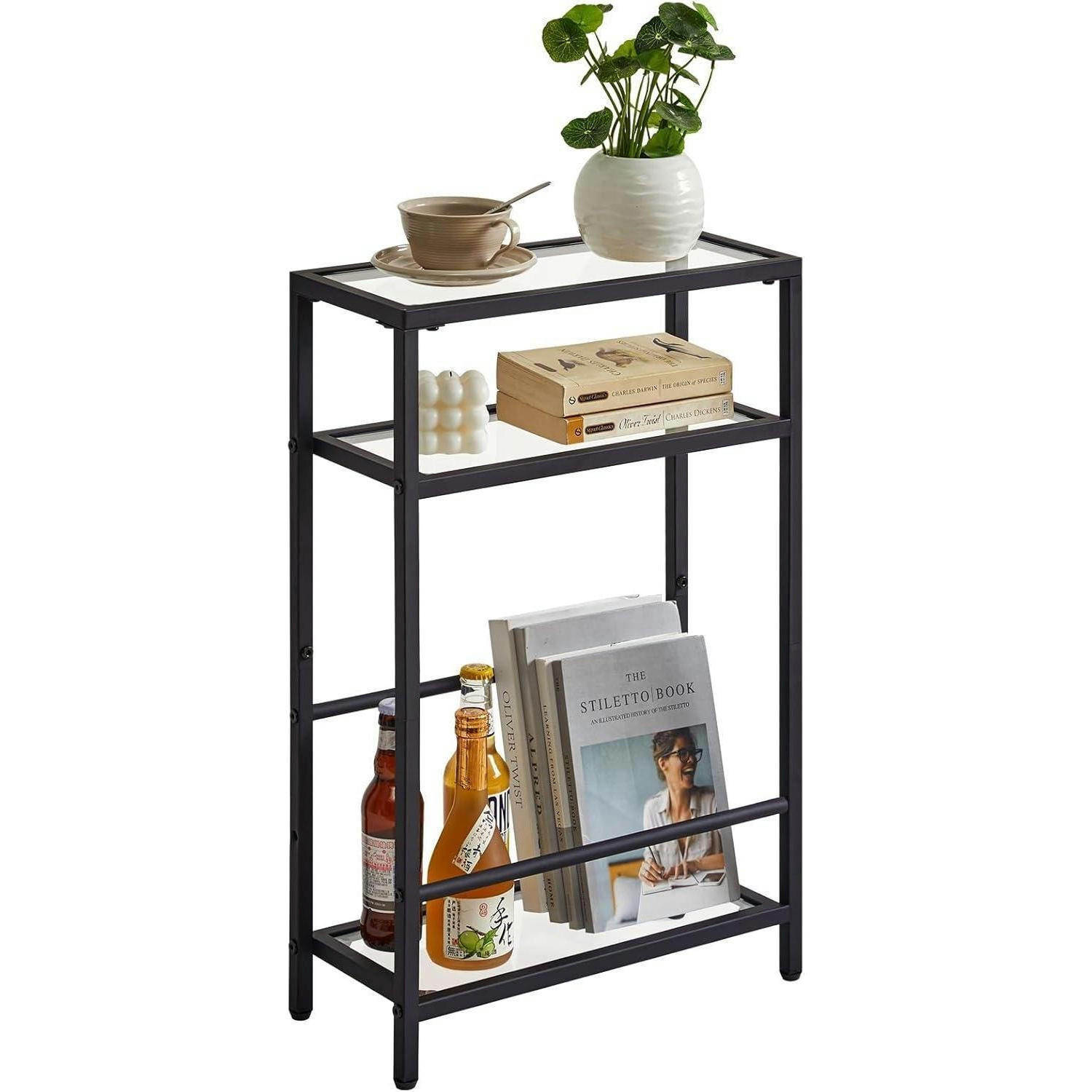 XXXLutz Beistelltisch Schwarz 40x62x18 cm