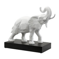 DEKOFIGUR ELEFANT Studio 8 Serengeti weiß 54 cm - Weiß, Keramik (22/43/54cm) - Goebel