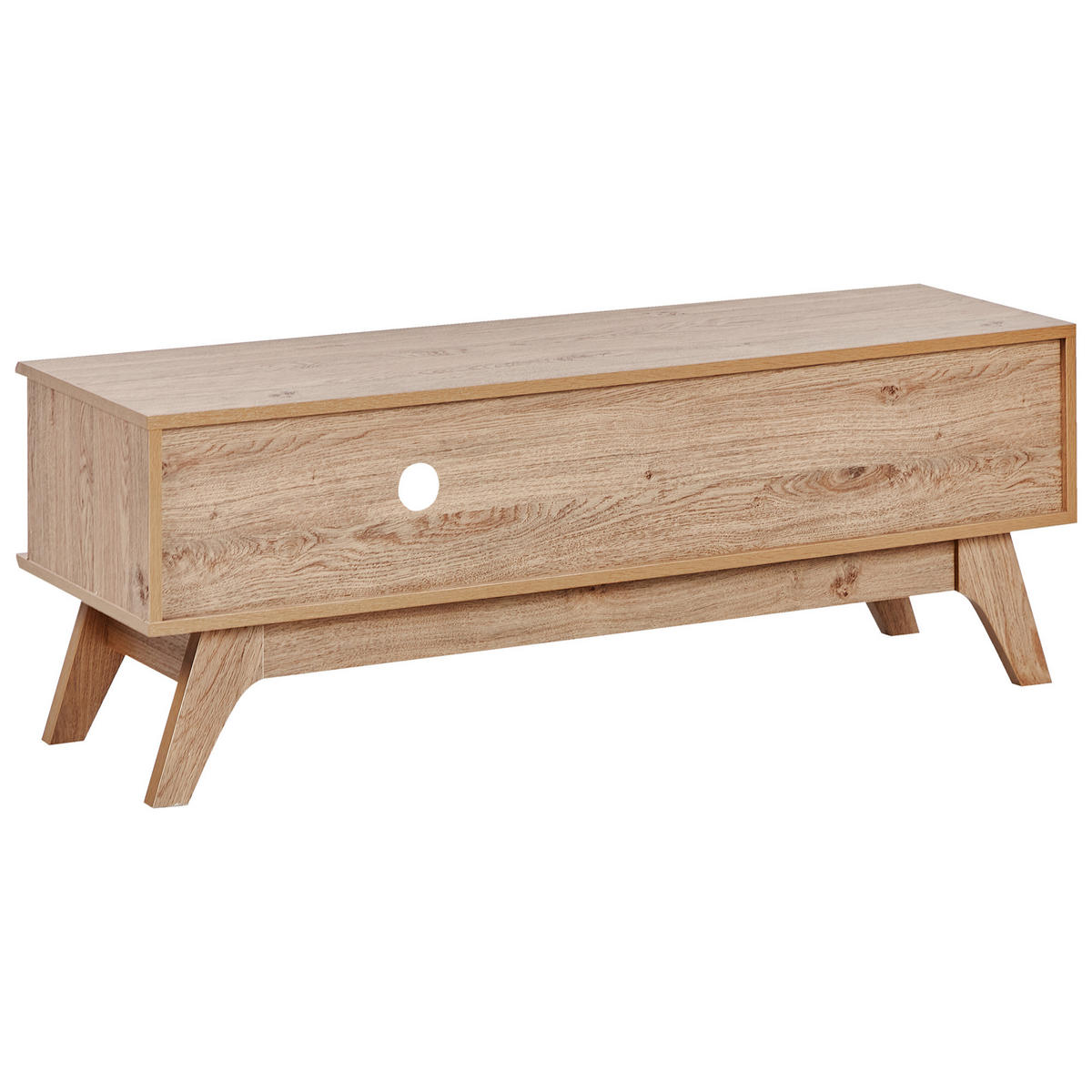 TV OMARICA svetlo rjava TOLEDO 35/117/44 cm - svetlo rjava, leseni material (117/44/35cm) - Beliani