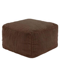 SITZPOUF Amara - Braun, Textil (42/24/42cm) - icon