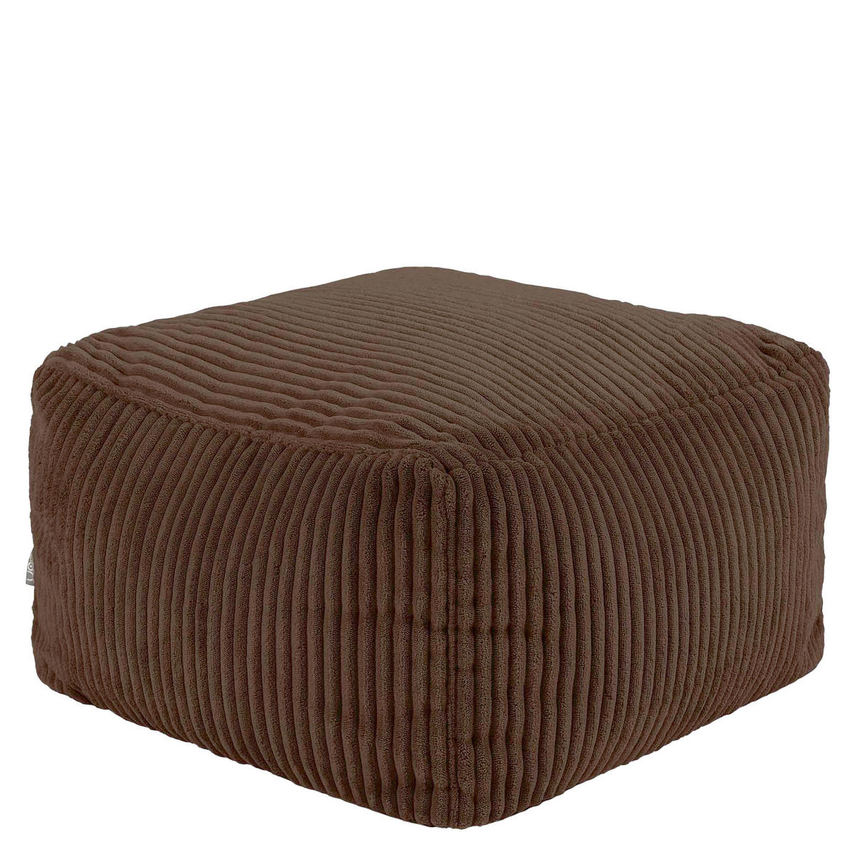 SITZPOUF Amara - Braun, Textil (42/24/42cm) - icon