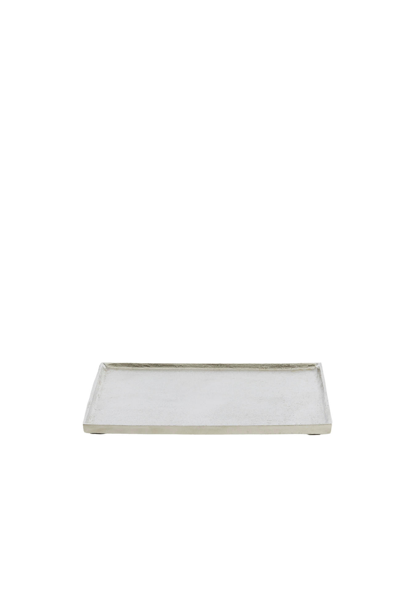 SCHALE Maes Silber 29,5/29,5/1,5 cm - Silberfarben, Metall (1.5cm) - Light & Living