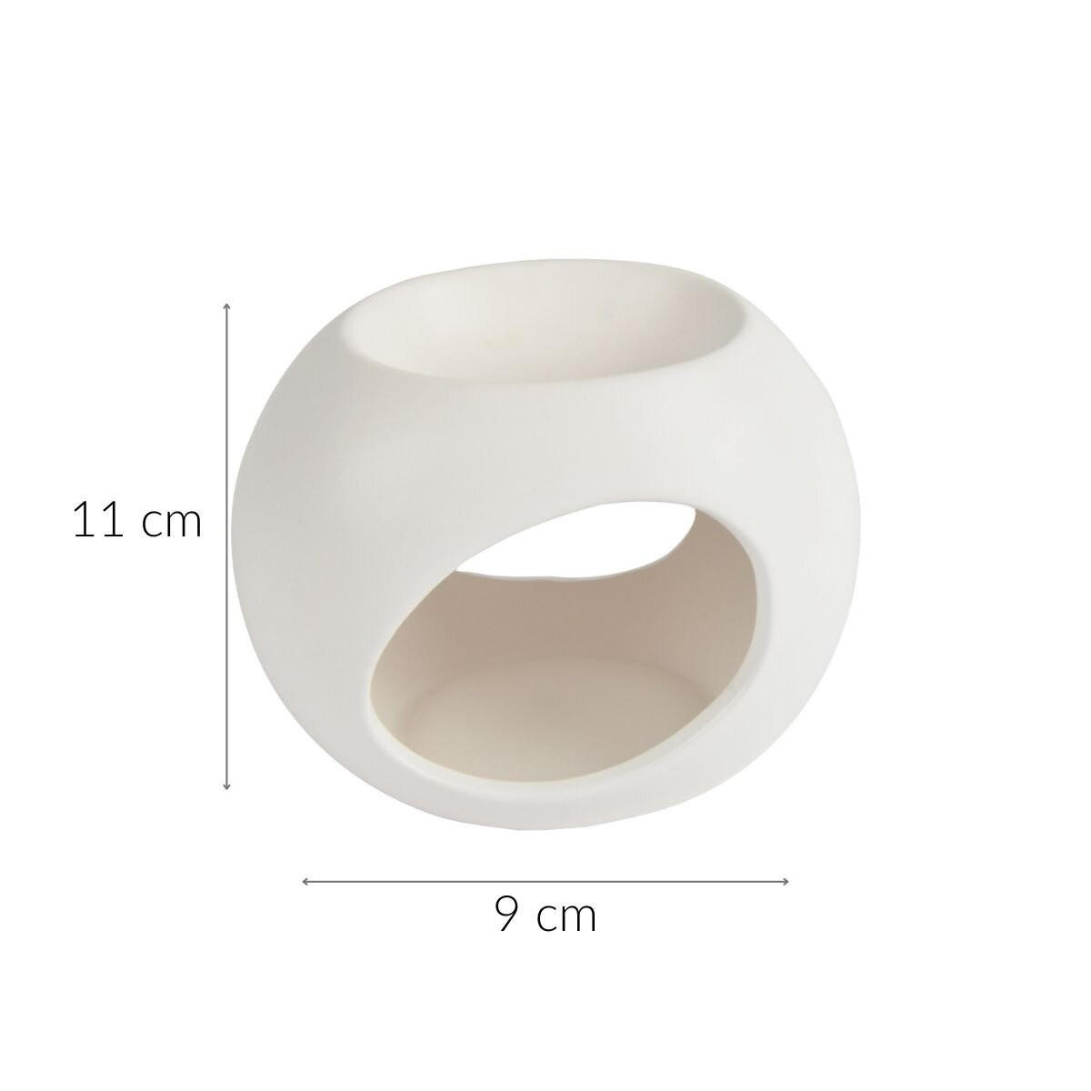 DUFTKAMIN 11/13 cm - Weiß, Keramik (9/11/13cm) - Homea