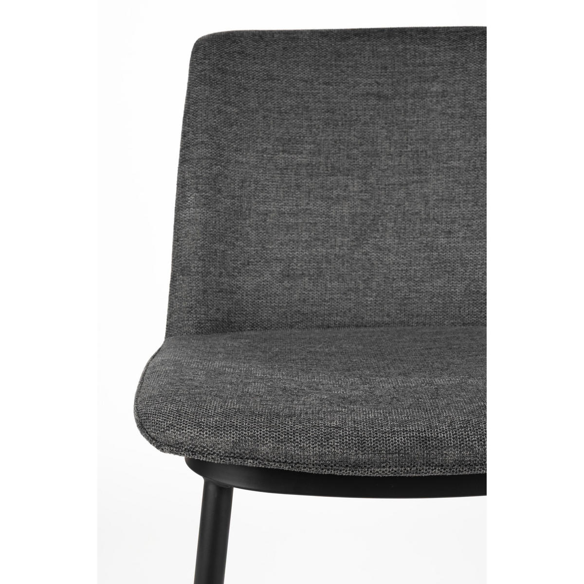 BARHOCKER - Dunkelgrau - 2er-Set - Dunkelgrau, Textil (52/95/46cm) - Drawer