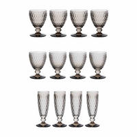WASSER-, WEIN- UND SEKTGLÄSER Boston Coloured Smoke 12er Set - Grau, Glas - Villeroy & Boch
