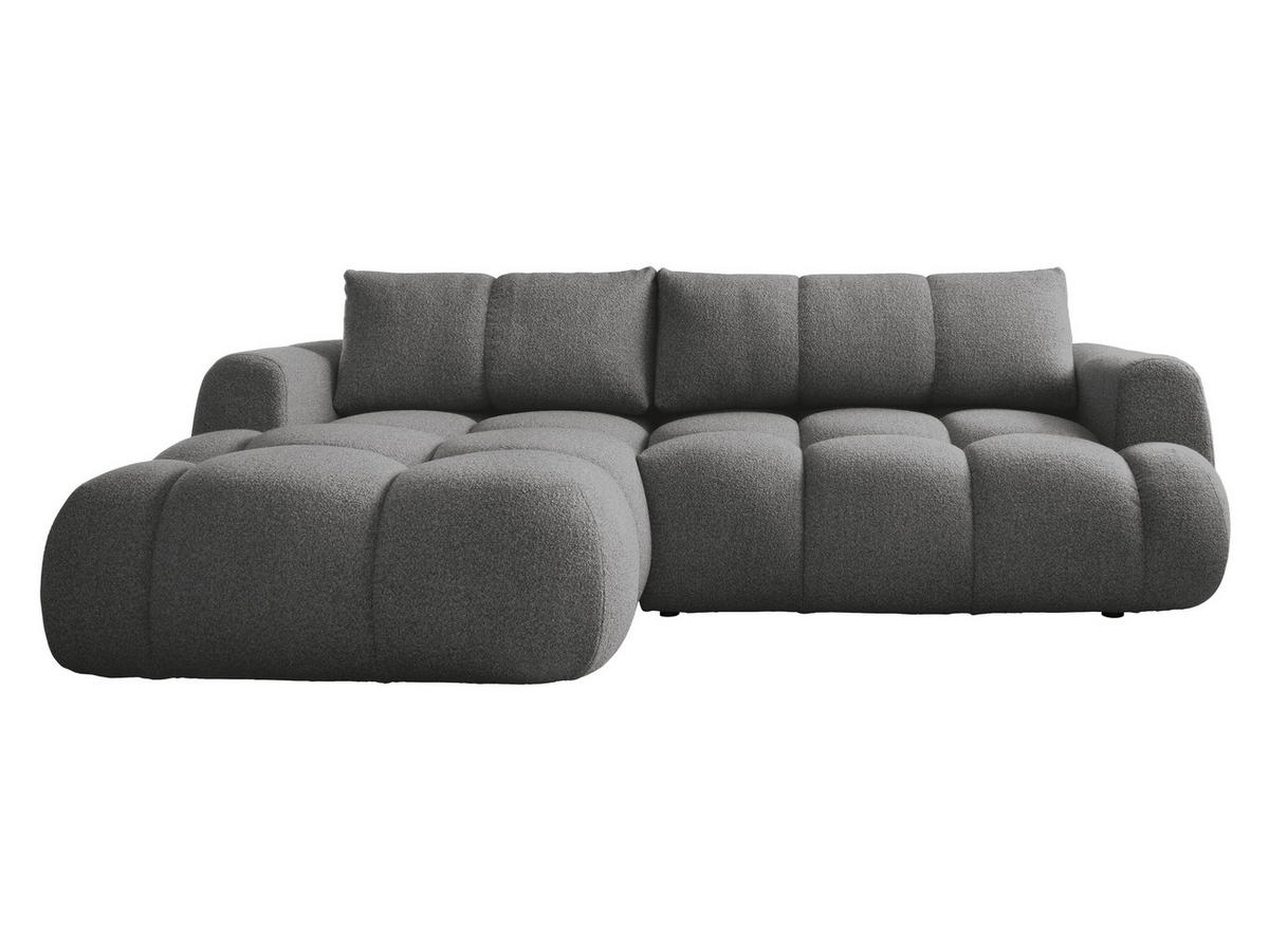 ECKSOFA Mitto, Seite: Links - Schwarz/Grau, Holz/Kunststoff (270/173cm) - MIRJAN24