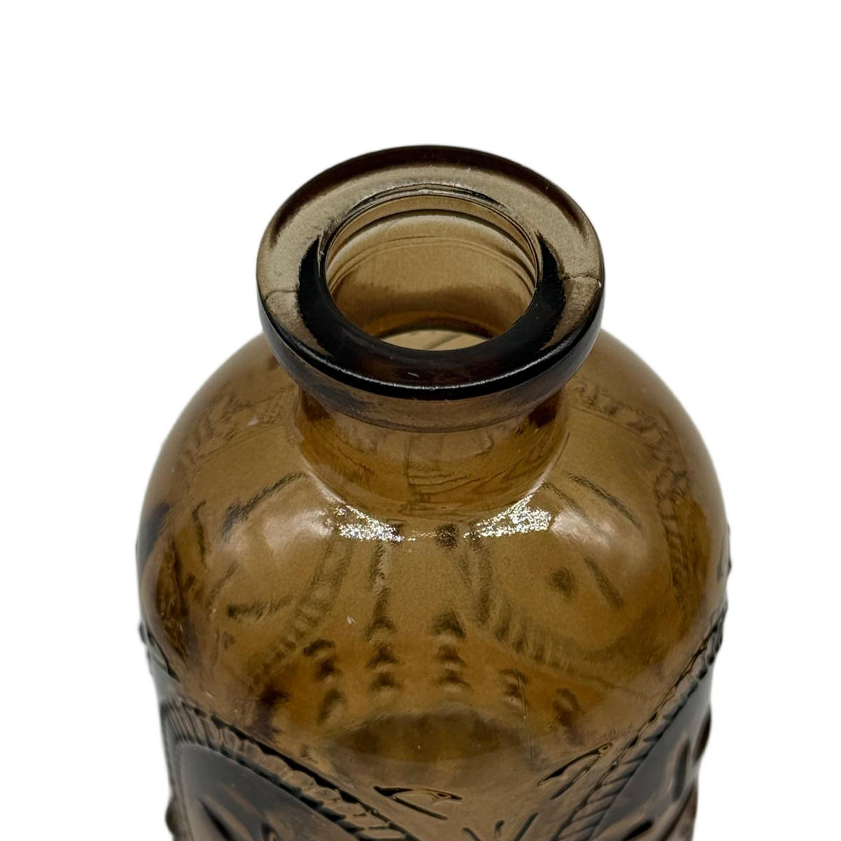 10xVASEN - Braun, Glas (14.5cm) - Relaxdays