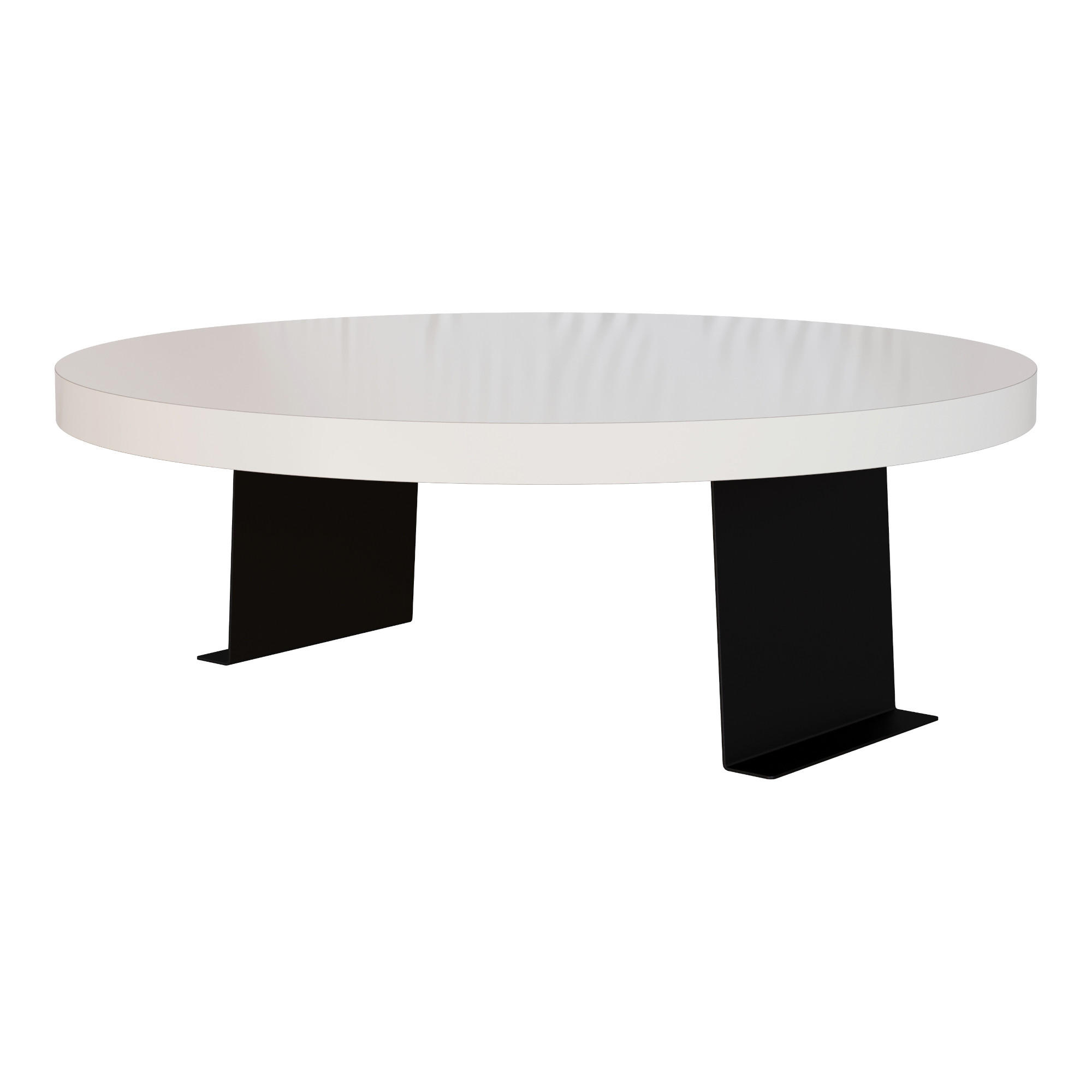 SOFATABLETT Kuleskyd - Creme, Holzwerkstoff/Metall (34/13.5/34cm) - [en.casa]
