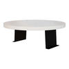 SOFATABLETT Kuleskyd - Creme, Holzwerkstoff/Metall (34/13.5/34cm) - [en.casa]