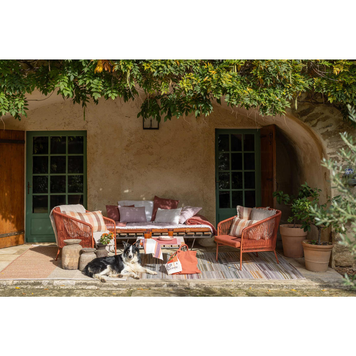 TEPPICH Karan terrakotta 200 x 290 x 1 cm - Dunkelorange, Textil (200/290cm) - Vivaraise