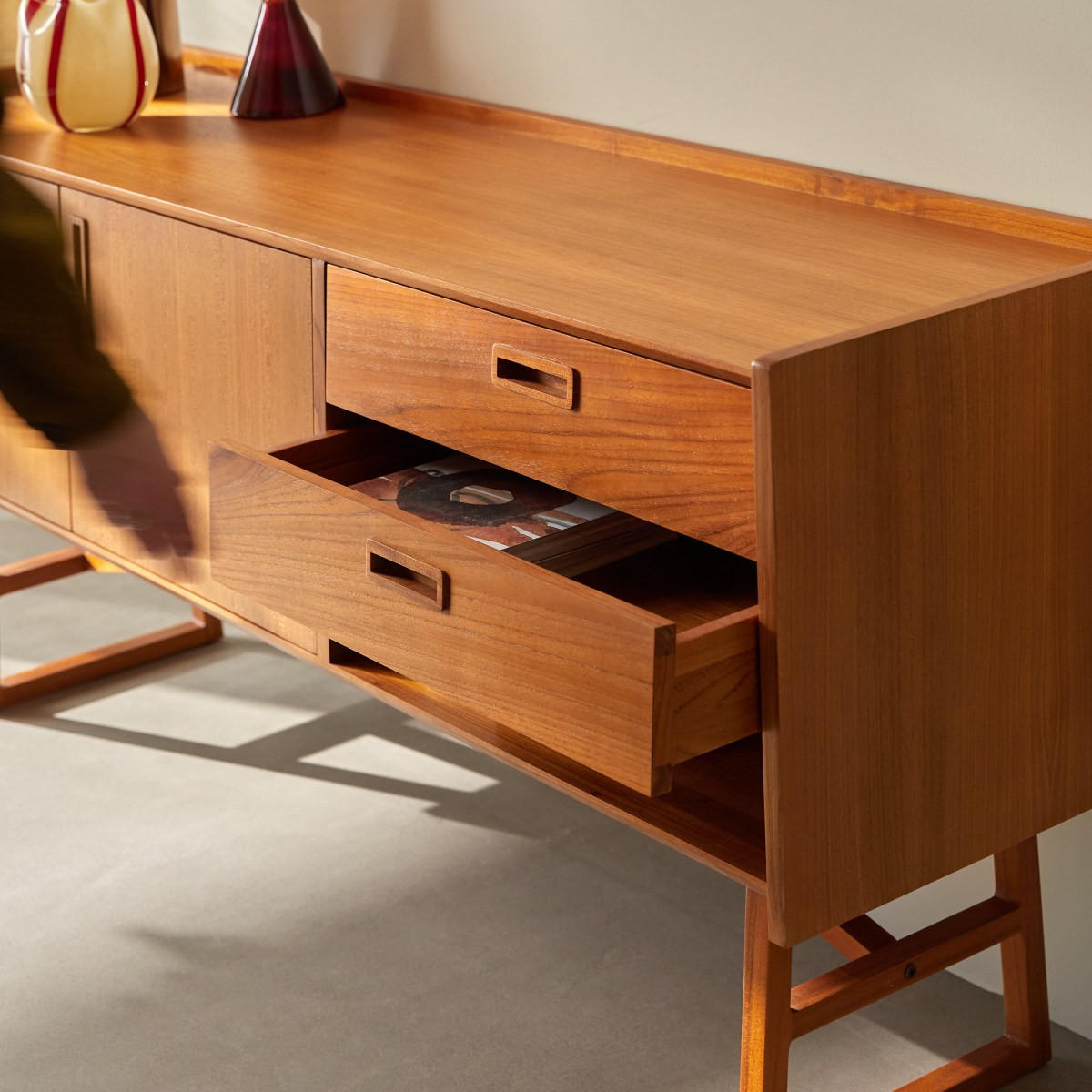 SIDEBOARD Marcus Natur aus Teak - Naturfarben, Holz (160/74/45cm) - Tikamoon