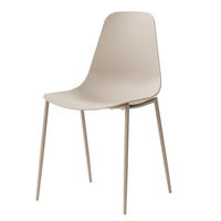 STUHL Minno Beige 49 cm x 88 cm - Beige, Kunststoff (49/88/52cm) - Kenay Home