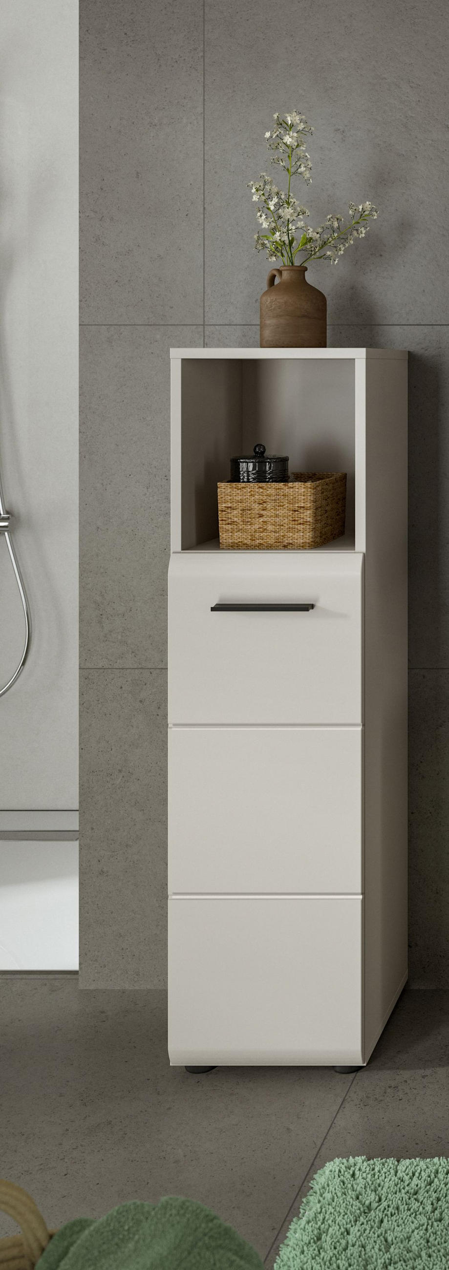 MIDISCHRANK ICE (B/H/T: ca. 30/110/30 cm) in Kaschmir/Kaschmir matt - Kaschmir, Holz (30/110/30cm)