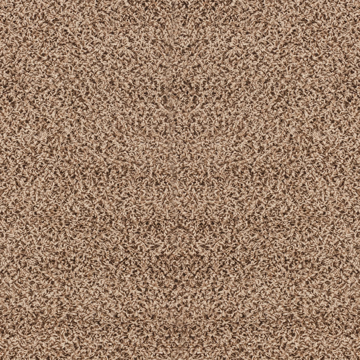 HOCHFLORTEPPICH Rund Ø 120 cm Beige - Beige, Naturmaterialien/Textil (120/120cm) - LIVABLISS