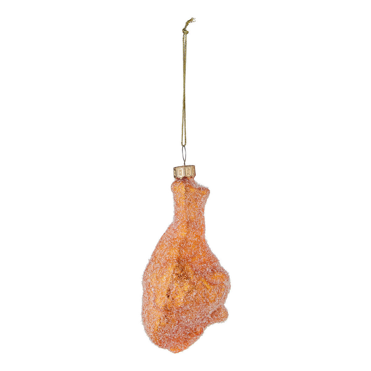 WEIHNACHTSBAUMKUGEL Hang On Chicken-Wing - Braun, Glas (4/11/5cm) - Butlers