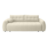 SOFA ARNIS mit Schlaffunktion, Cremeweiß - Creme, Textil (252/70/105cm) - Fedve