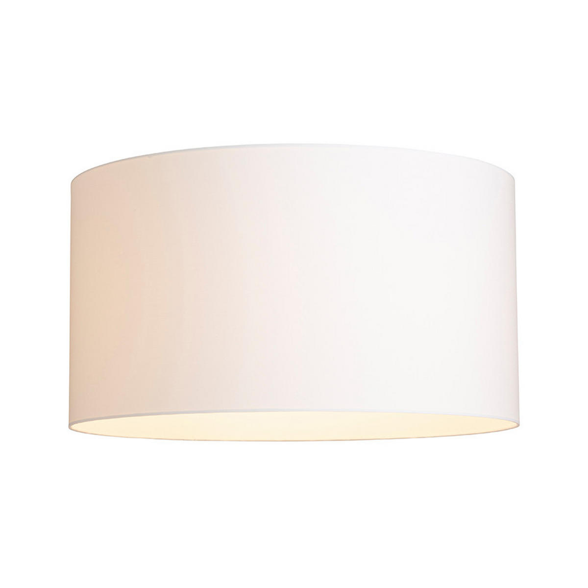 LEUCHTE RON Polycotton weiß 23 W - Weiß, Textil (55/55/30cm) - Rendl