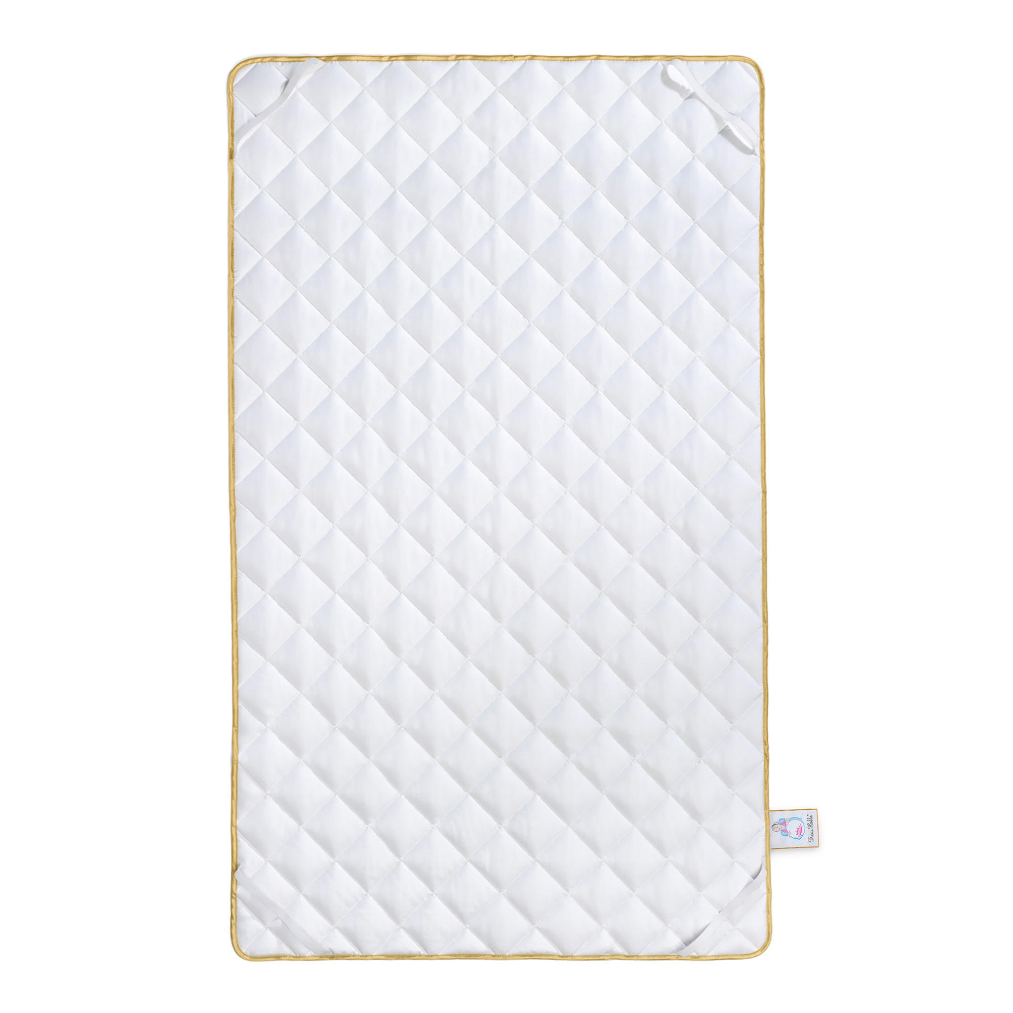 MATRATZENAUFLAGE PREMIUM Baumwolle leicht - Weiß, Naturmaterialien/Textil (100/200cm) - Frau Holle