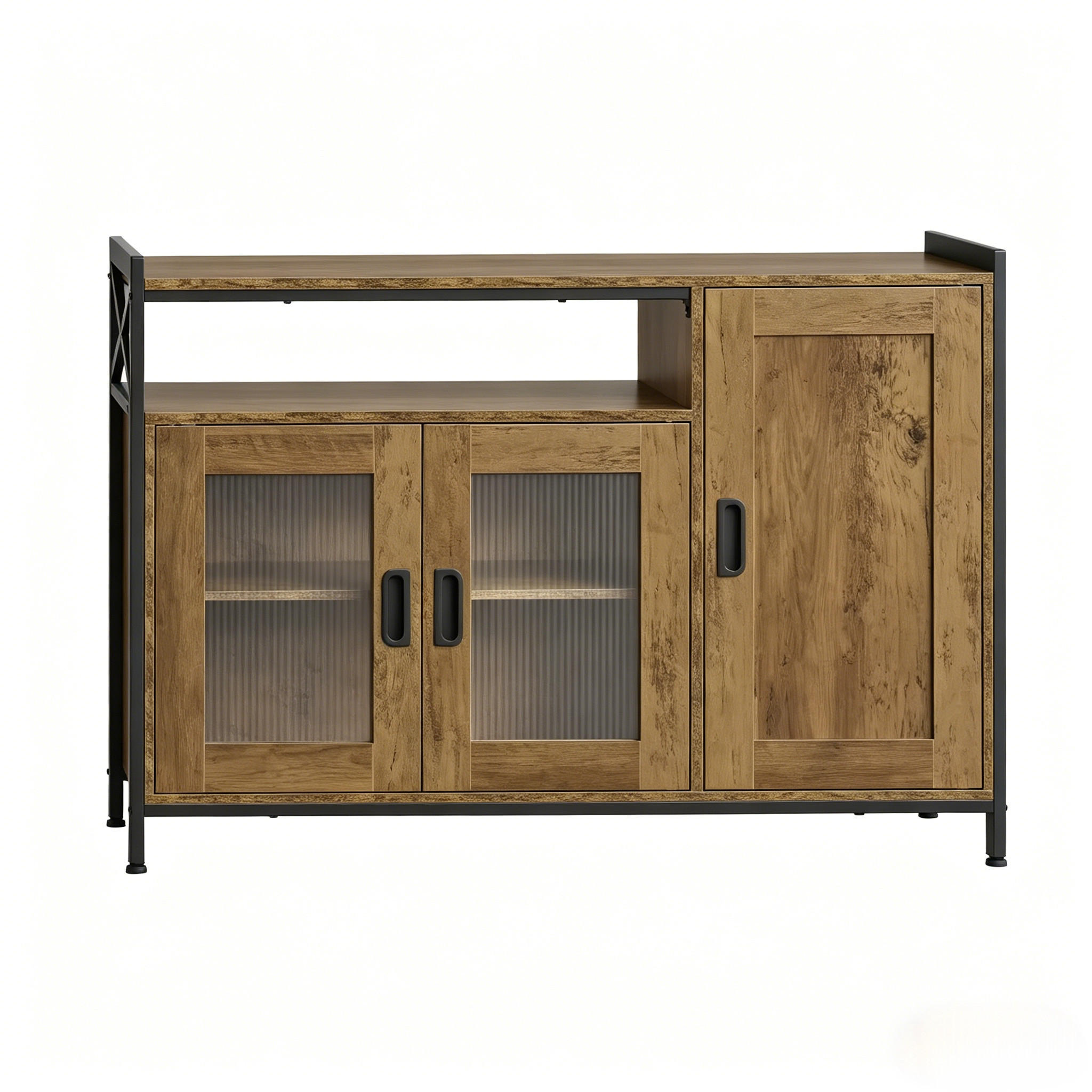 ANRICHTE Braun 110/33/75 cm - Braun, Holz (110/75/33cm) - PANGIVO