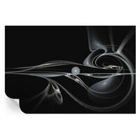 FOTOTAPETE 104x70 cm - Flüssigkeitsleitungen - Schwarz, Textil (104/70cm) - Wallfluent