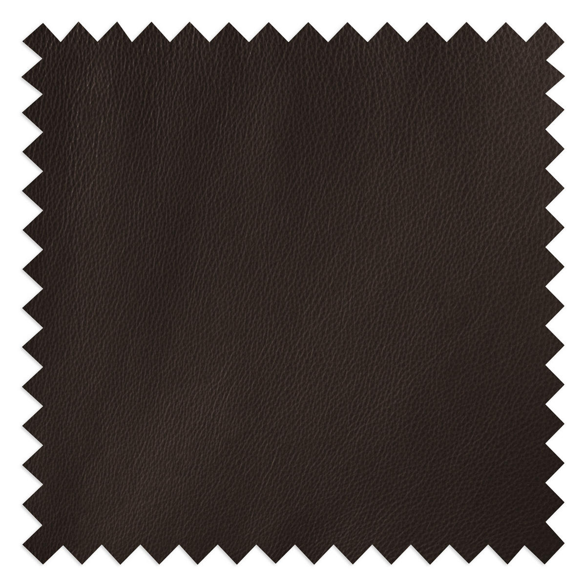 POLSTERHOCKER - Dunkelbraun/Schwarz, Leder/Metall (44/39/42cm) - home24