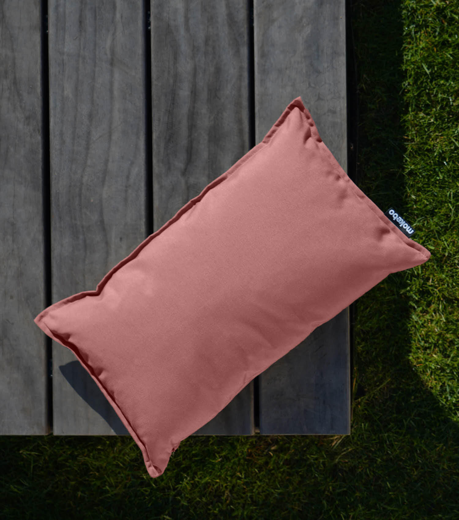 OUTDOORKISSEN SET Das Ruhepolster - Pink, Textil (50/6cm) - Mokebo