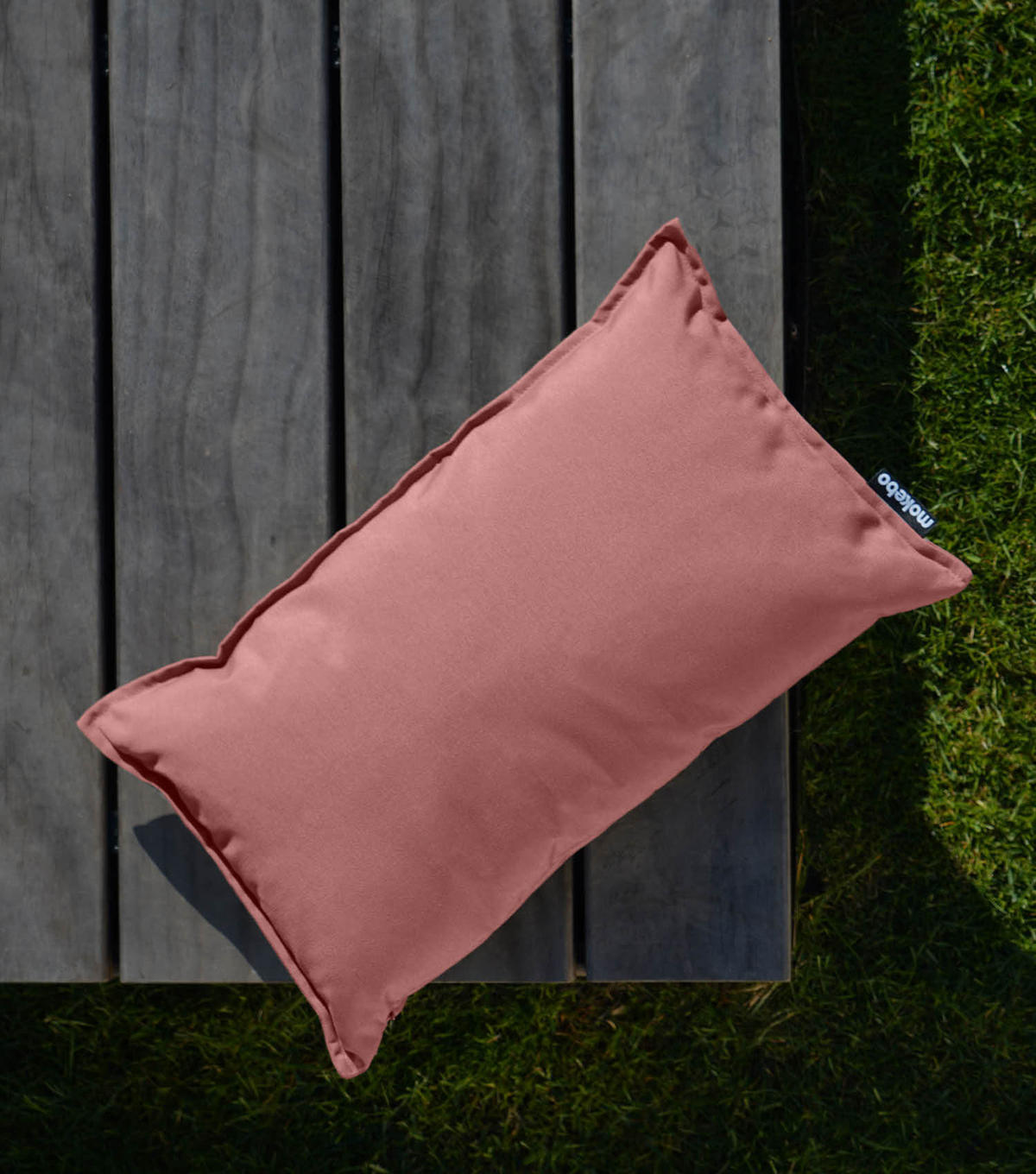 OUTDOORKISSEN Das Ruhepolster - Pink, Textil (50/6cm) - Mokebo