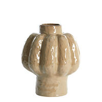 VASE Aliveri Braun Ø25/29 cm - Braun, Keramik (29cm) - Light & Living