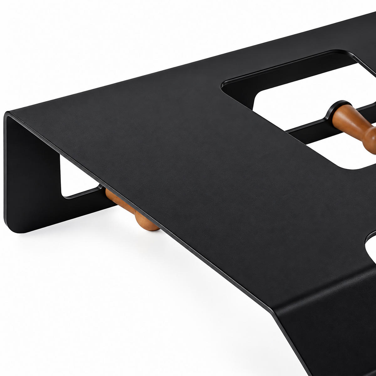 FAHRRADWANDHALTERUNG Schwarz 3-in-1 mit Ablage und Haken - Schwarz, Metall (35/9.5/30.5cm) - Relaxdays