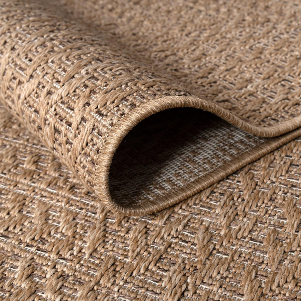 TEPPICH Kurzflor Unifarben Wohnzimmer schmutzabweisend Beige Rechteckig 200x290 - Beige, Textil (200/290cm) - KADIMA DESIGN