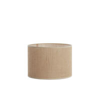LAMPENSCHIRM Sendai Braun Ø30/21 cm - Braun, Textil (30/30/21cm) - Light & Living