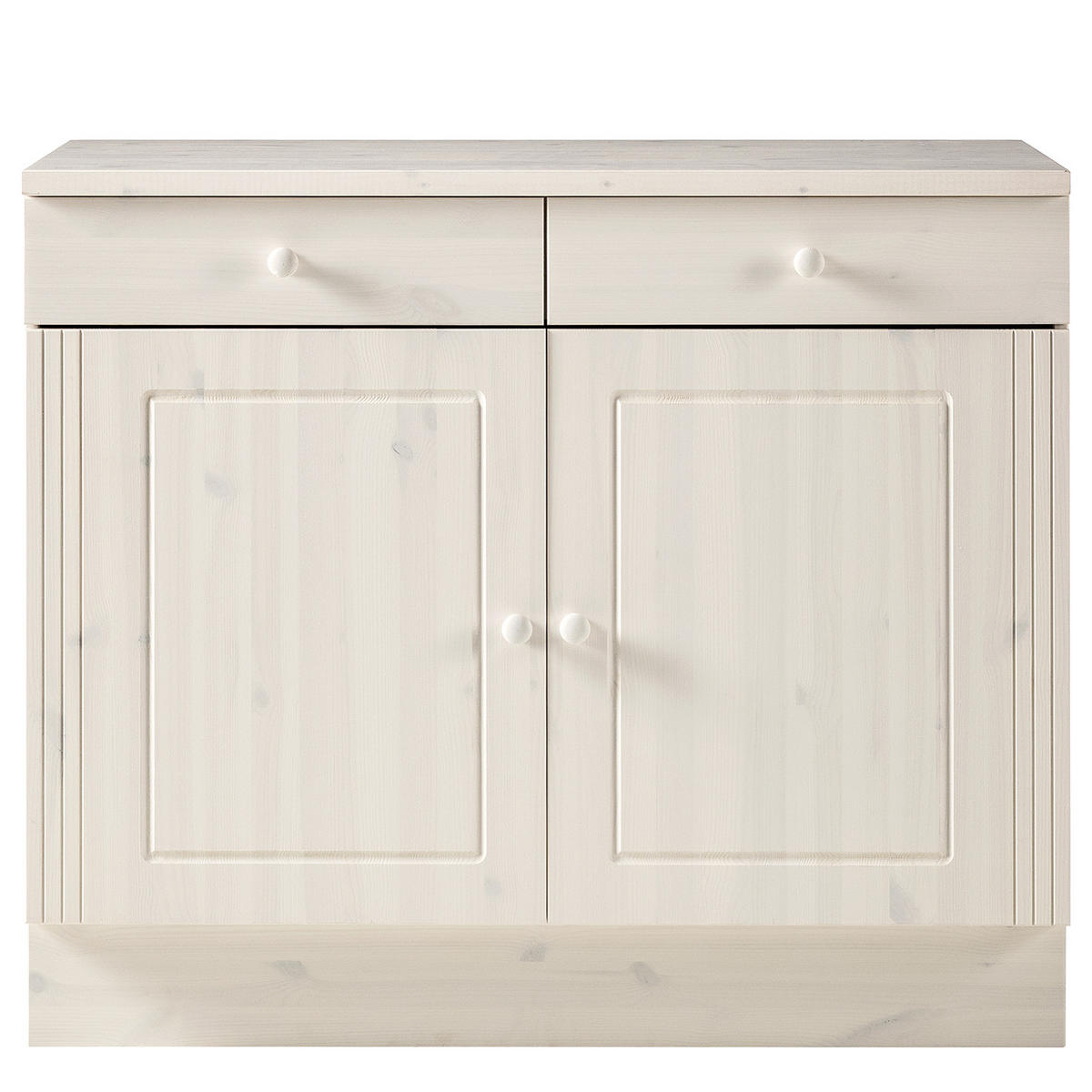 UNTERSCHRANK - Kiefer massiv - Kieferfarben, Holz (100/85/60cm) - home24