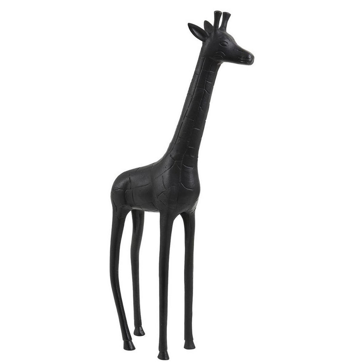 ORNAMENT GIRAFFE 18x7,5x37 cm, Metall, Schwarz - Schwarz, Metall (7.5/37/18cm) - Light & Living