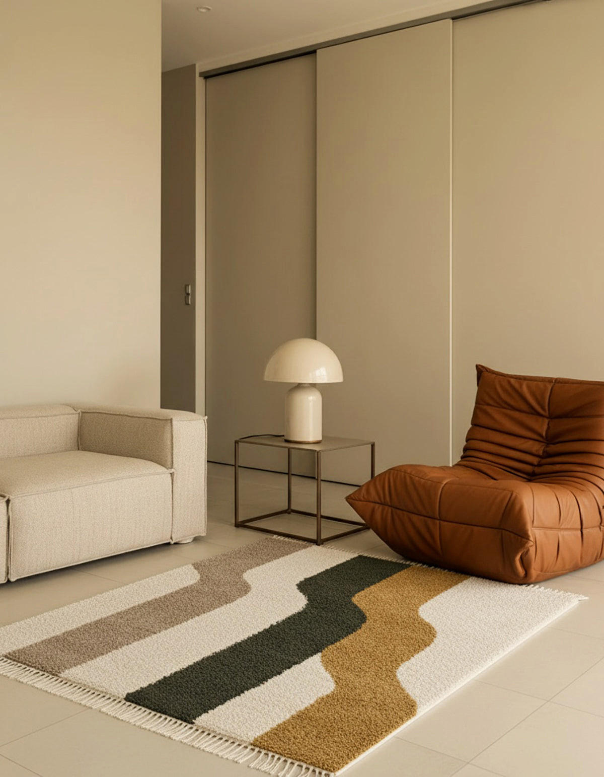 TEPPICH, dick und mit Fransen mehrfarbig - Multicolor, Textil (160/230cm) - AFK Living