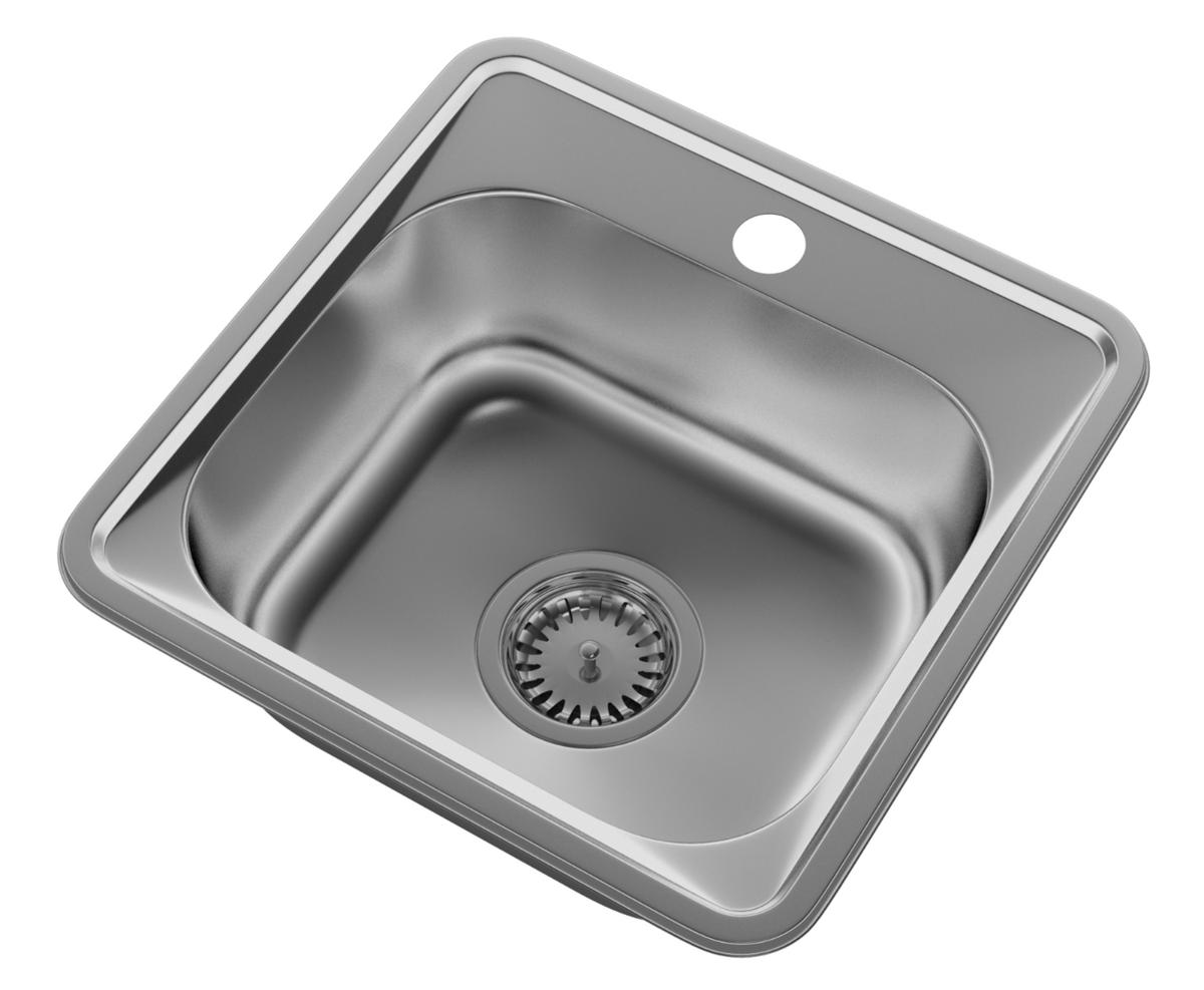 STAHLSPULE TURI38 - Chromfarben, Metall (38/15/38cm) - Granitan