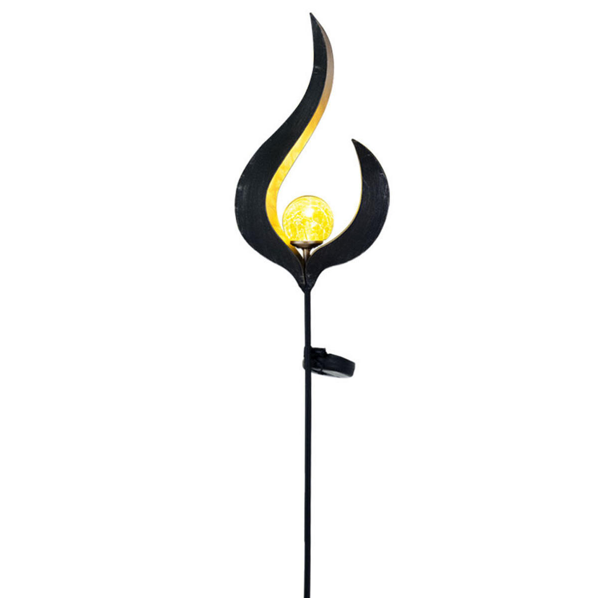 LED AUSSENLEUCHTE Bronze Design 3er Set - Bronzefarben, Glas (16.7/6/90cm) - Globo Lighting