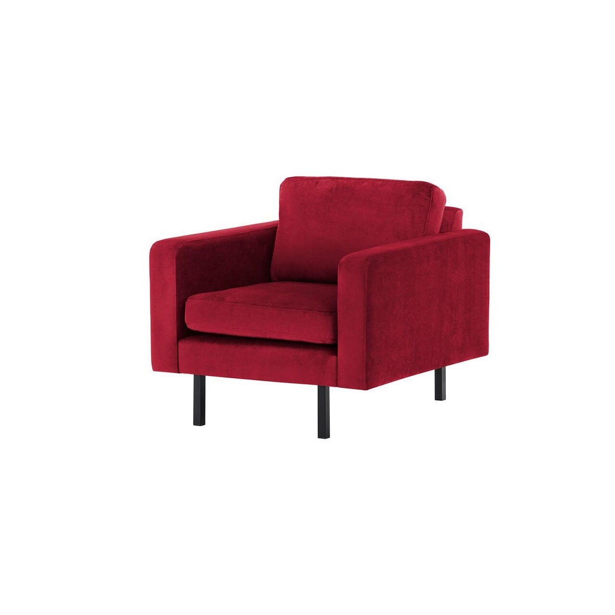 SESSEL Lioni-Kronos 2 - Rot, Holz/Textil (83/84/94cm)