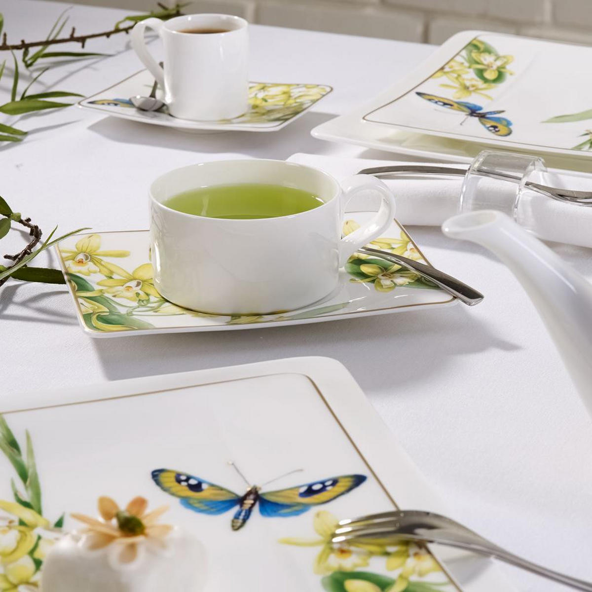 TEEUNTERTASSEN Amazonia bunt 17 x 14 cm 6er Set - Multicolor, Keramik (1cm) - Villeroy & Boch