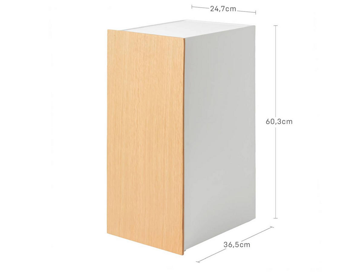 SPIELEKONSOLEN-SCHRANK Tower weiß 24/60/36 cm - Weiß, Metall (36/60/24cm) - Yamazaki